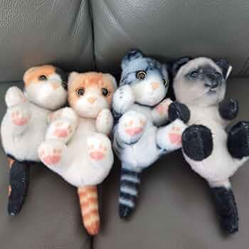猫つまんでマスコットBC　猫　ぬいぐるみ　猫つまんで　マスコット　リアルアニマル Amazon.co.jp: 猫つまんでマスコットBC 猫つまんで マスコット